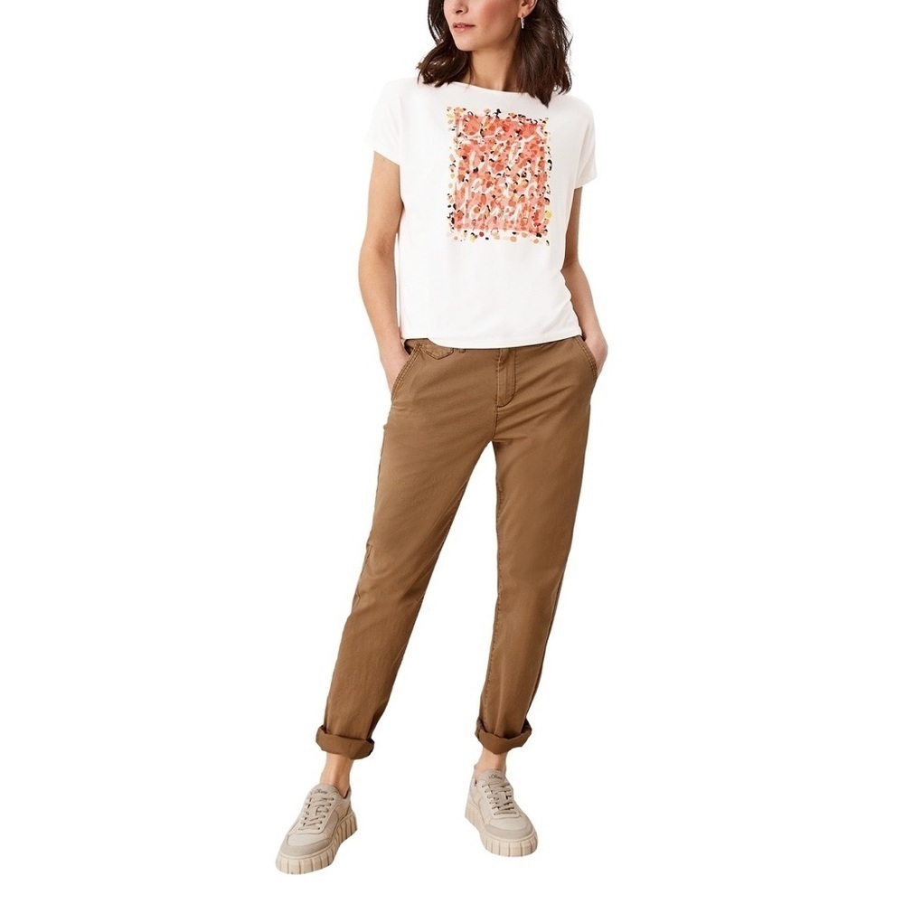 [S. Oliver] White Printed Top